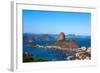 Aerial View Of Botafogo And The Sugar Loaf In Rio De Janeiro Brazil-OSTILL-Framed Photographic Print