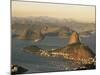 Aerial View of Botafogo Bay and Sugarloaf, Rio De Janeiro, Brazil, South America-Sergio Pitamitz-Mounted Photographic Print