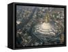 Aerial View of Boudhanath Stupa, Kathmandu, Nepal-Tony Waltham-Framed Stretched Canvas