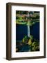 Aerial View of bridge across Charles River, Boston, MA-null-Framed Photographic Print