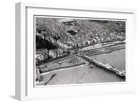 Aerial View of Brighton, Sussex, from a Zeppelin, 1931-null-Framed Giclee Print