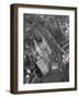 Aerial View of Buildings and a Bridge Crossing a River Flowing Through the City-Margaret Bourke-White-Framed Photographic Print