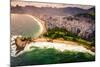 Aerial View of Buildings on the Beach Front, Ipanema Beach, Rio De Janeiro, Brazil-Celso Diniz-Mounted Photographic Print