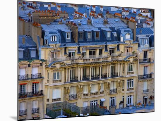 Aerial View of Buildings Seen from the Eiffel Tower, Paris, France-Jim Zuckerman-Mounted Photographic Print