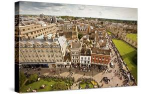 Aerial View of Cambridge, England-Carlo Acenas-Stretched Canvas