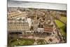 Aerial View of Cambridge, England-Carlo Acenas-Mounted Photographic Print