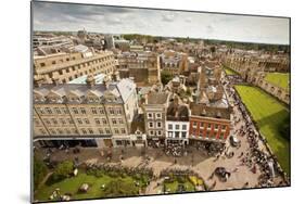 Aerial View of Cambridge, England-Carlo Acenas-Mounted Photographic Print