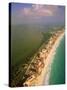Aerial View of Cancun, Mexico-Walter Bibikow-Stretched Canvas