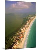 Aerial View of Cancun, Mexico-Walter Bibikow-Mounted Premium Photographic Print