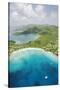 Aerial View of Caneel Bay and St. John-Macduff Everton-Stretched Canvas