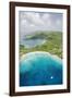 Aerial View of Caneel Bay and St. John-Macduff Everton-Framed Photographic Print