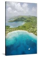 Aerial View of Caneel Bay and St. John-Macduff Everton-Stretched Canvas