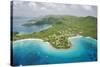 Aerial View of Caneel Bay Resort on St. John-Macduff Everton-Stretched Canvas