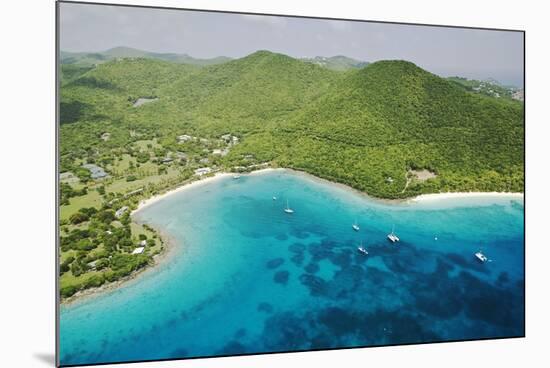 Aerial View of Caneel Bay Resort on St. John-Macduff Everton-Mounted Photographic Print