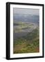 Aerial View of Cargo Ships on the Rio Negro, Manaus, Amazonas, Brazil, South America-Ian Trower-Framed Photographic Print