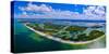 Aerial view of Carl E. Johnson State Park, Lovers Key, Florida, USA-null-Stretched Canvas