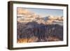 Aerial view of Catinaccio Group (Rosengarten), Torri Del Vajolet, Marmolada, Dolomites, South Tyrol-Roberto Moiola-Framed Photographic Print