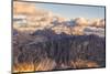 Aerial view of Catinaccio Group (Rosengarten), Torri Del Vajolet, Marmolada, Dolomites, South Tyrol-Roberto Moiola-Mounted Photographic Print