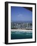 Aerial View of Central Area of Surfers Paradise, Gold Coast, Queensland, Australia-Ken Wilson-Framed Photographic Print