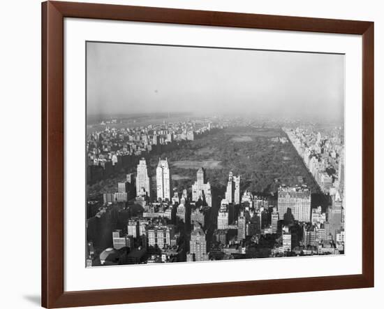 Aerial View of Central Park-null-Framed Photographic Print