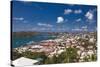 Aerial View of Charlotte Amalie St Thomas USVI-George Oze-Stretched Canvas