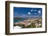 Aerial View of Charlotte Amalie St Thomas USVI-George Oze-Framed Premium Photographic Print
