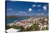 Aerial View of Charlotte Amalie St Thomas USVI-George Oze-Stretched Canvas