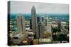 Aerial view of Charlotte, NC-null-Stretched Canvas