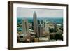 Aerial view of Charlotte, NC-null-Framed Photographic Print