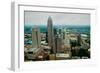 Aerial view of Charlotte, NC-null-Framed Photographic Print