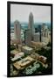 Aerial view of Charlotte, NC-null-Framed Premium Photographic Print