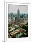 Aerial view of Charlotte, NC-null-Framed Premium Photographic Print