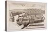 Aerial View of Charterhouse, Finsbury, London, 1755-null-Stretched Canvas