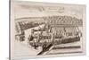 Aerial View of Charterhouse, Finsbury, London, 1755-null-Stretched Canvas
