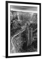 Aerial View of Chelly Canyon, Arizona-null-Framed Premium Giclee Print