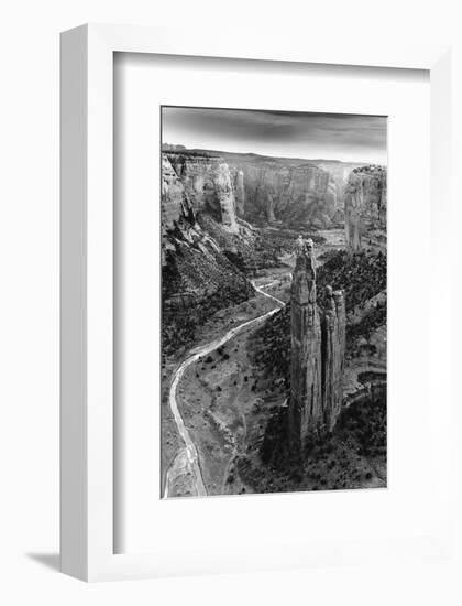 Aerial View of Chelly Canyon, Arizona-null-Framed Art Print