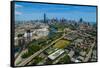 Aerial view of Chicago, Cook County, Illinois, USA-null-Framed Stretched Canvas
