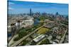 Aerial view of Chicago, Cook County, Illinois, USA-null-Stretched Canvas