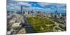 Aerial view of Chicago, Cook County, Illinois, USA-null-Mounted Photographic Print