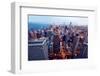 Aerial View of Chicago Downtown-Andrew Bayda-Framed Photographic Print