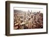 Aerial View  of Chicago Downtown-Andrew Bayda-Framed Photographic Print