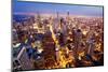 Aerial View  of Chicago Downtown-Andrew Bayda-Mounted Photographic Print