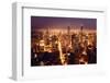 Aerial View of Chicago Downtown-Andrew Bayda-Framed Photographic Print