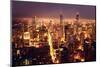 Aerial View of Chicago Downtown-Andrew Bayda-Mounted Photographic Print