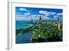 Aerial View of Chicago, Illinois-null-Framed Photographic Print