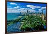 Aerial View of Chicago, Illinois-null-Framed Photographic Print