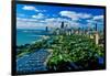 Aerial View of Chicago, Illinois-null-Framed Photographic Print