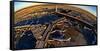 Aerial view of Chicago O'Hare International Airport, Chicago, Illinois, USA-null-Framed Stretched Canvas