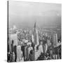 Aerial View of Chrysler Building in New York City-null-Stretched Canvas