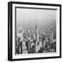 Aerial View of Chrysler Building in New York City-null-Framed Photographic Print